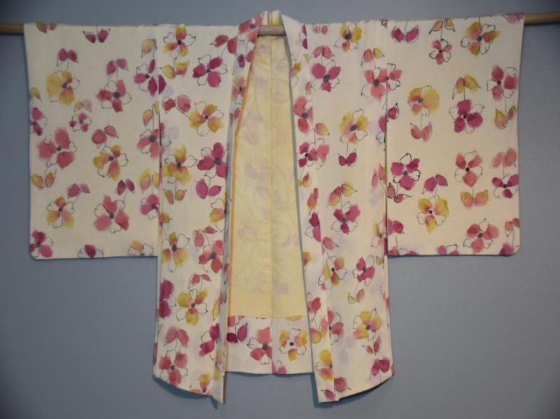 Pretty Flowers Silk Haori - Image 5