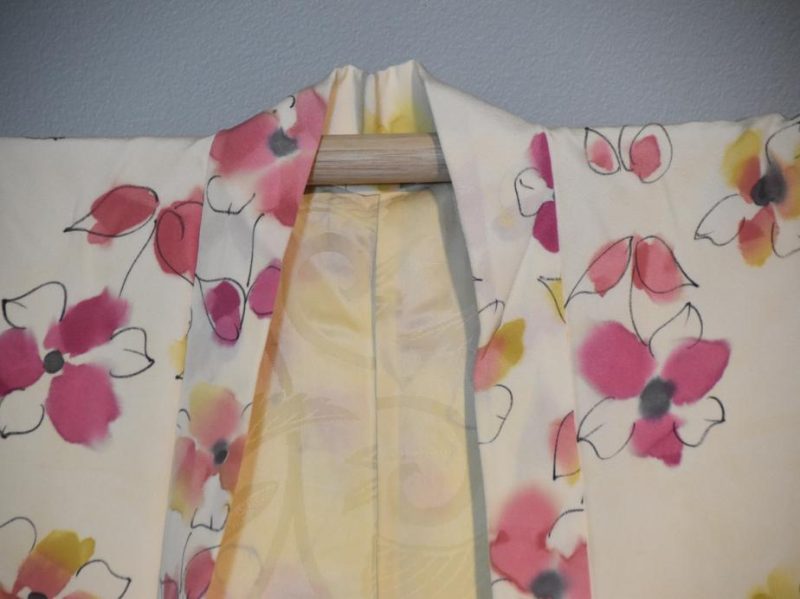 Pretty Flowers Silk Haori - Image 3