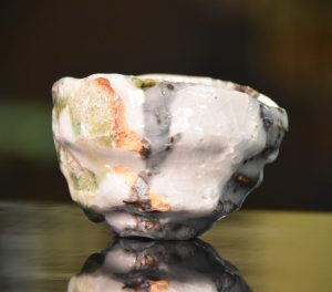 Wabi Sabi Guinomi Sake Cup by Takuma Murakoshi