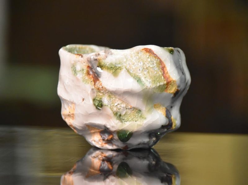 Wabi Sabi Guinomi Sake Cup by Takuma Murakoshi - Image 8