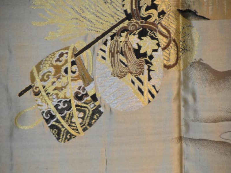 Japanese Silk Man's Black Haori - Image 3