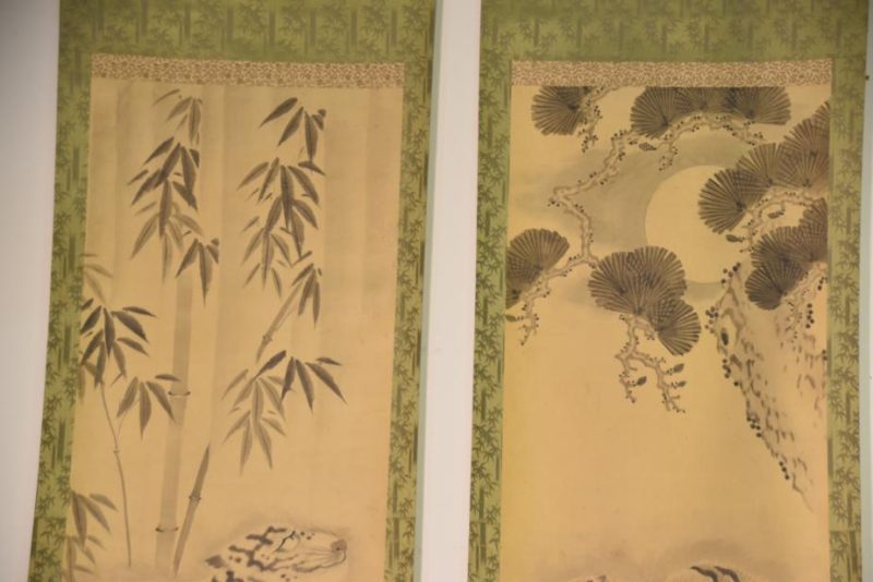 A Pair of Japanese Ink Brush Tiger Paintings Circa:1920's - Image 4