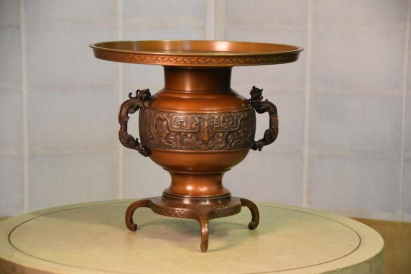 Japanese Bronze Vase