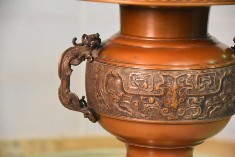 Japanese Bronze Vase - Image 9