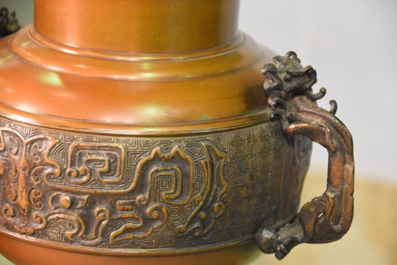 Japanese Bronze Vase - Image 6