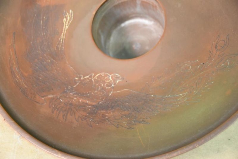 Japanese Bronze Usubata Flower Vase - Image 6
