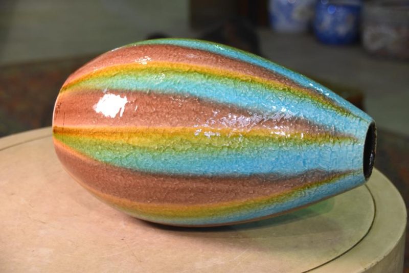 Japanese Pottery Vase by Shinkai Kanzan - Image 6