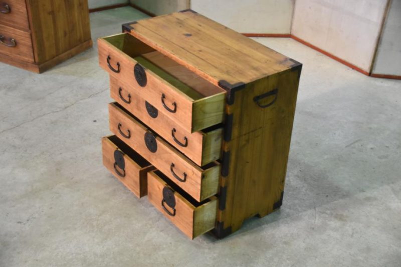 Antique Japanese Ko Dansu Small Chest for Documents or Accessories - Image 8