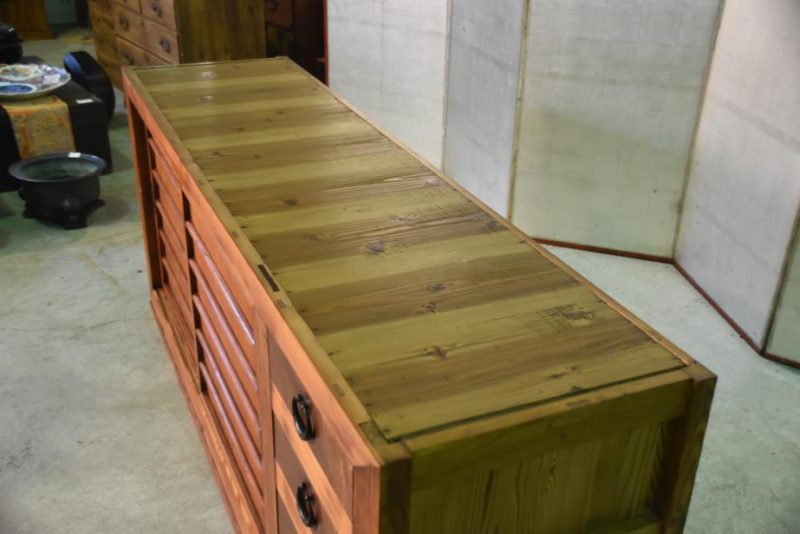 Japanese Hikone Region Mizuya Sideboard with Storage - Image 8