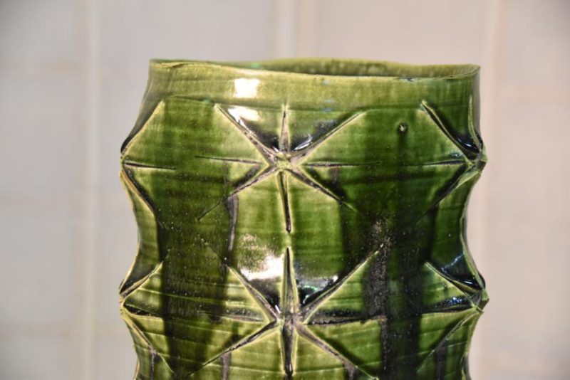 Japanese Oribe Studio Vase - Image 8