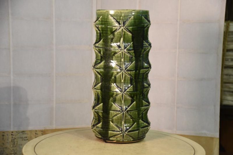 Japanese Oribe Studio Vase - Image 6