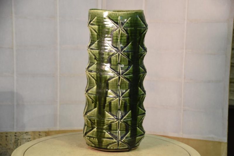 Japanese Oribe Studio Vase - Image 5