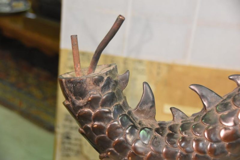 Japanese Bronze Dragon Temple Water Spout - Image 7
