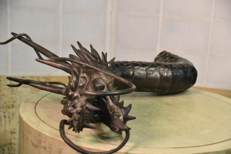 Japanese Bronze Dragon Temple Water Spout - Image 3