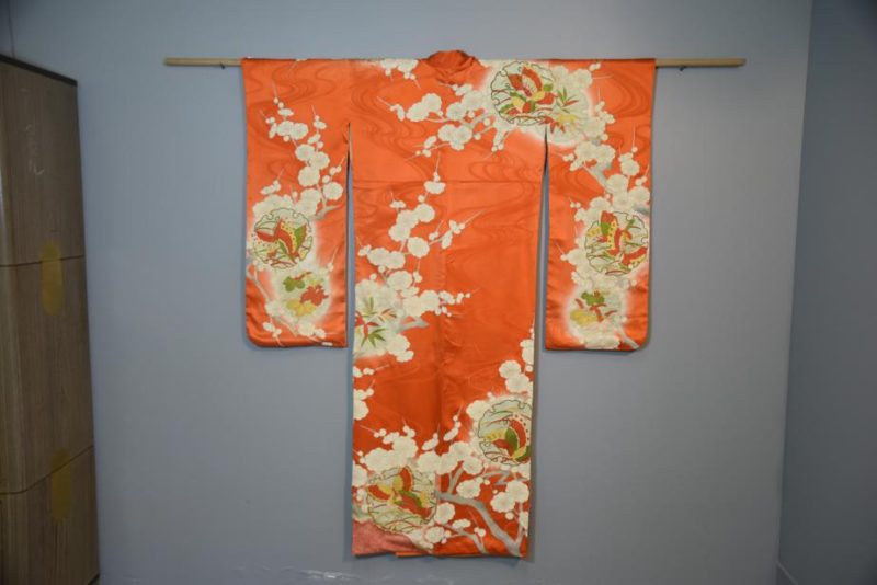 Japanese Vintage Furisode Kimono