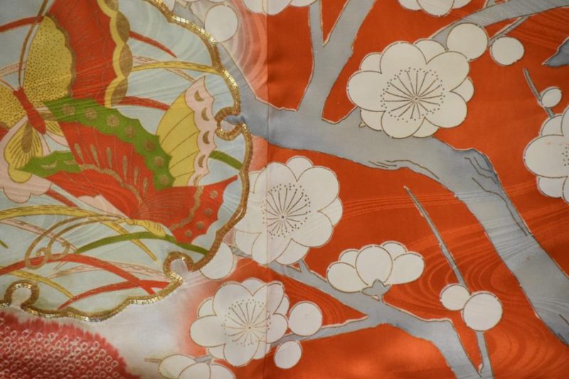Japanese Vintage Furisode Kimono - Image 5