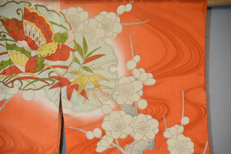Japanese Vintage Furisode Kimono - Image 4