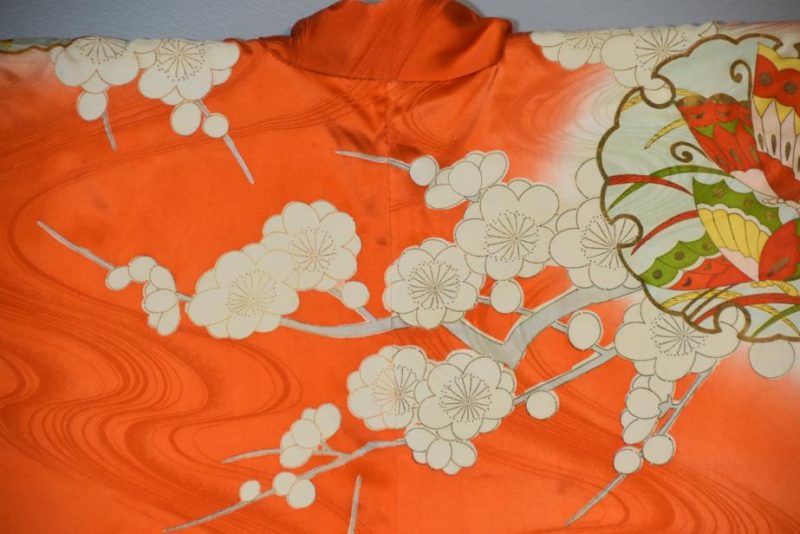 Japanese Vintage Furisode Kimono - Image 2