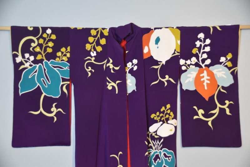 Vintage Furisode Kimono - Image 4