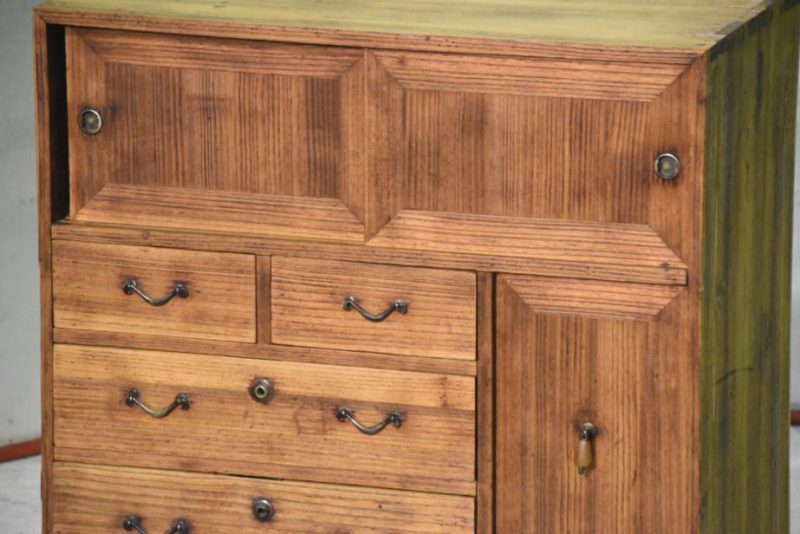 Traditional Japanese Ko Dansu Small Chest for Documents - Image 10