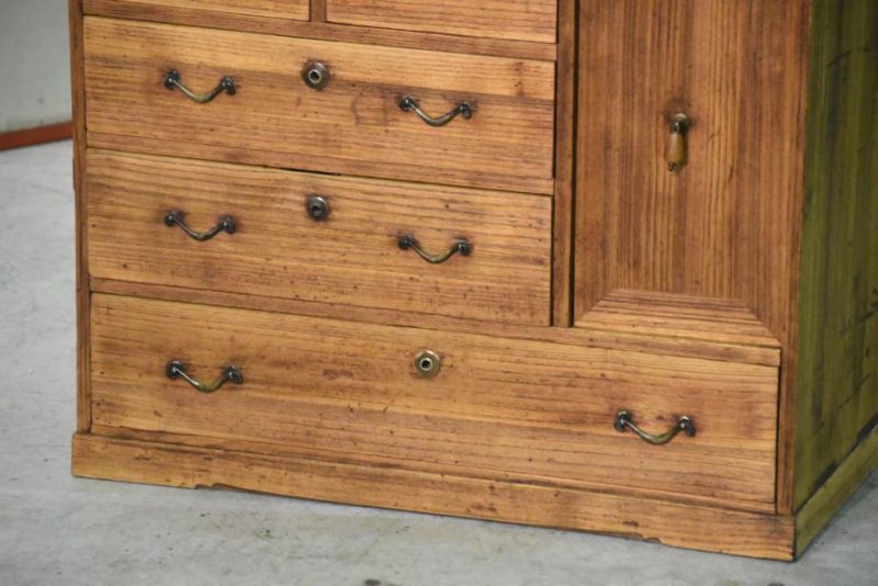 Traditional Japanese Ko Dansu Small Chest for Documents - Image 9