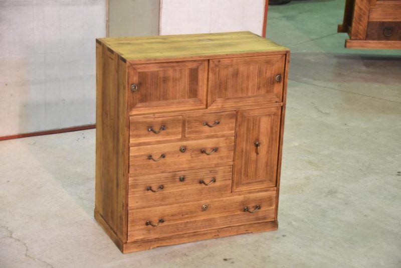 Traditional Japanese Ko Dansu Small Chest for Documents - Image 3