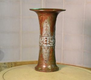 Japanese Bronze Murashido Vase