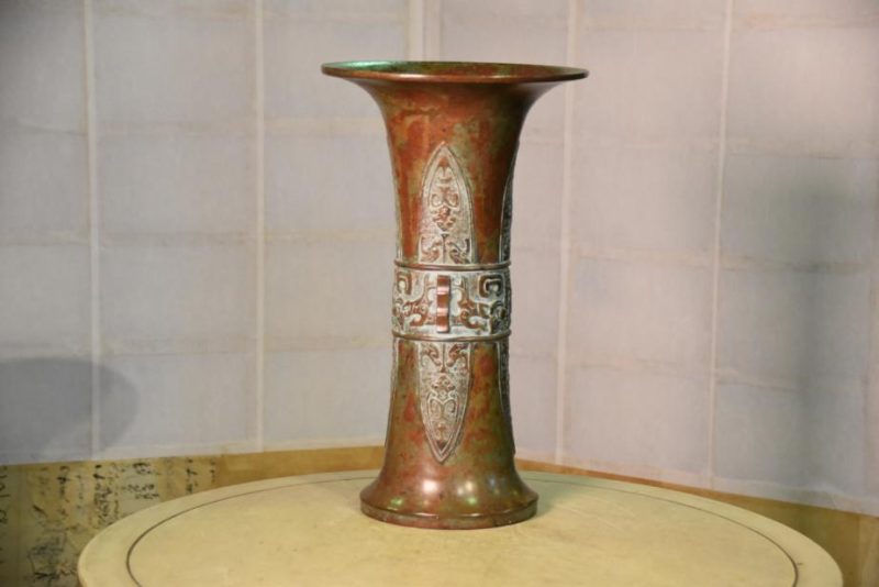Japanese Bronze Murashido Vase