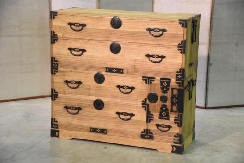 Japanese Antique Clothing Chest - Image 2
