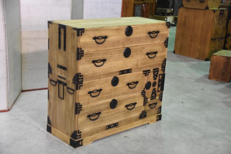 Japanese Antique Clothing Chest - Image 14