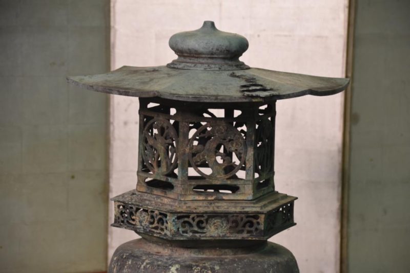 Japanese Bronze Garden Lantern - Image 9
