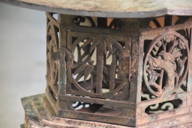 Japanese Bronze Garden Lantern - Image 5