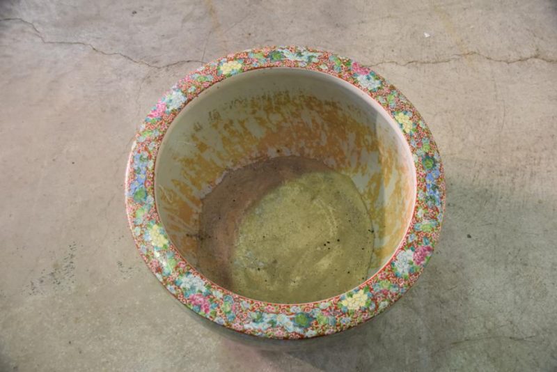 Large Japanese Porcelain Hibachi - Image 5