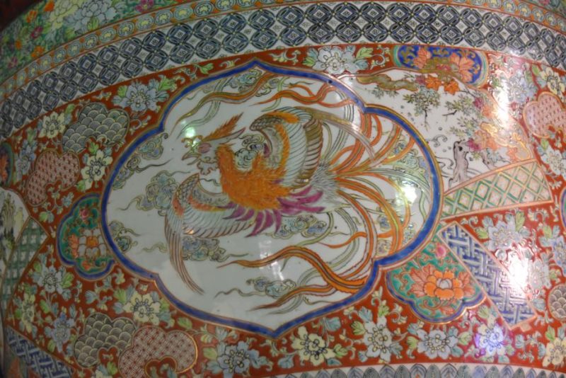 Large Japanese Porcelain Hibachi - Image 4