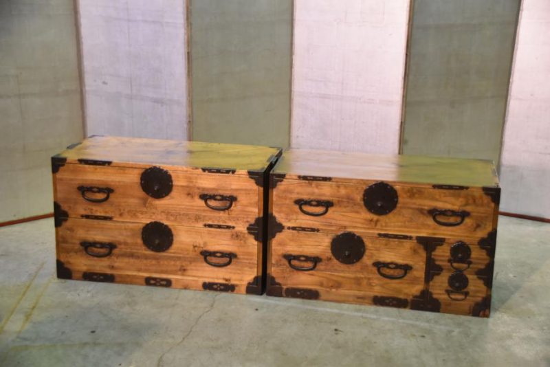 Antique Japanese 6 Drawer Clothing Chest - Image 8