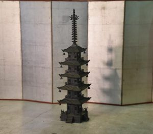 Japanese Bronze 5 Story Pagoda