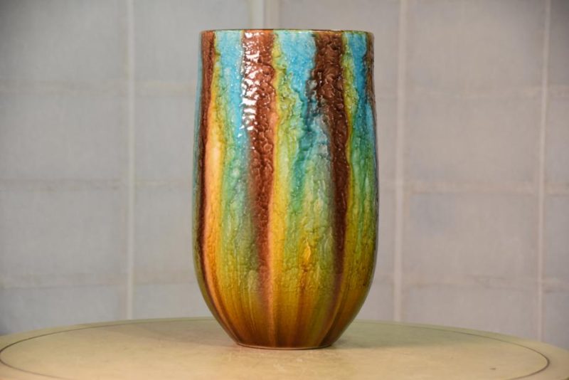 Japanese Pottery Vase by Shinkai Kanzan - Image 10