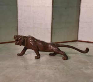 Very Large Japanese Bronze Tiger