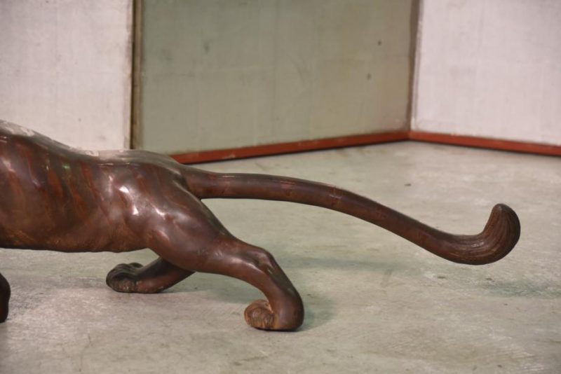 Very Large Japanese Bronze Tiger - Image 10