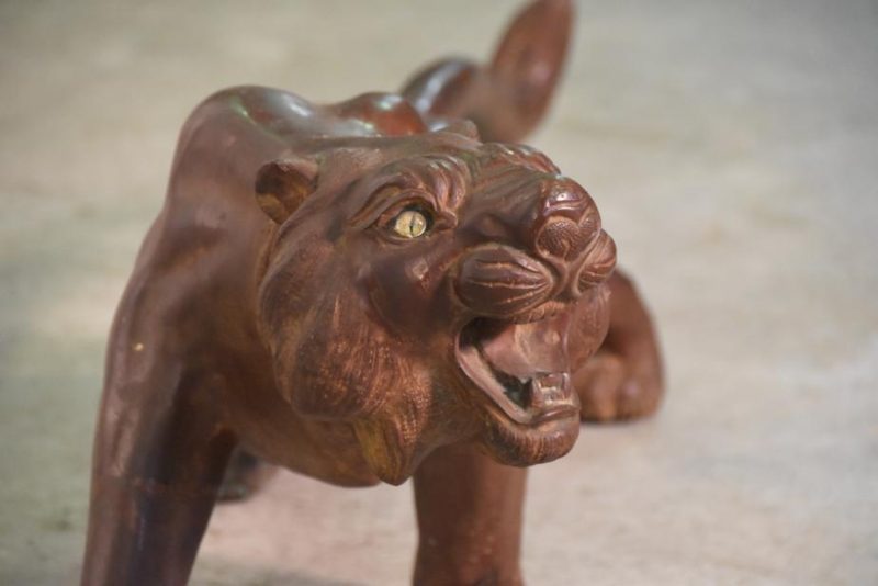 Very Large Japanese Bronze Tiger - Image 8