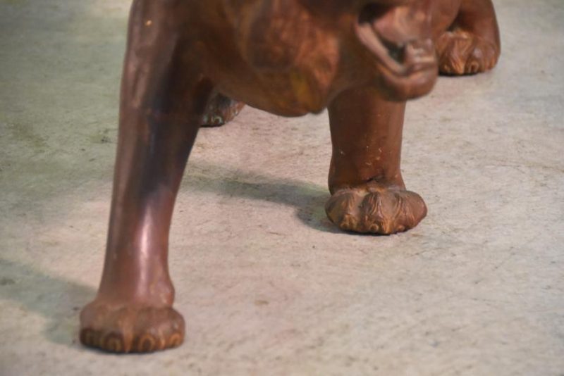 Very Large Japanese Bronze Tiger - Image 7