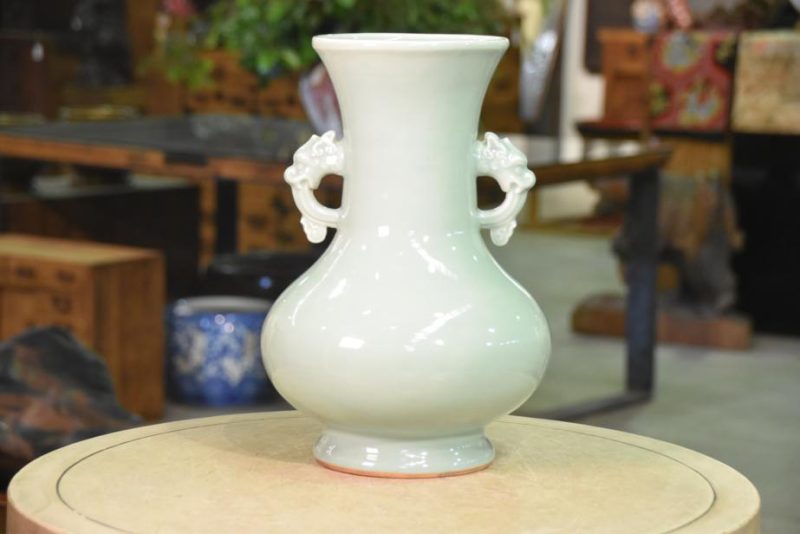 Japanese Celadon  Seiji Vase