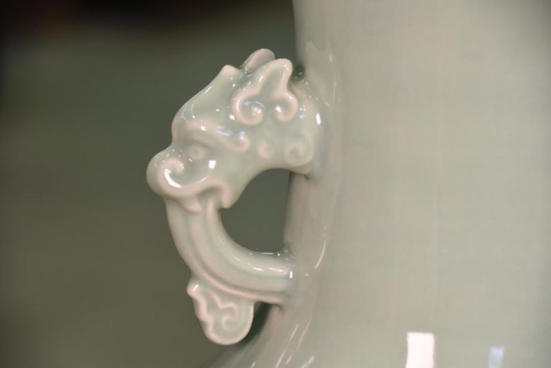 Japanese Celadon  Seiji Vase - Image 7