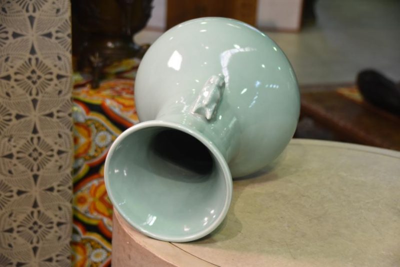 Japanese Celadon  Seiji Vase - Image 5