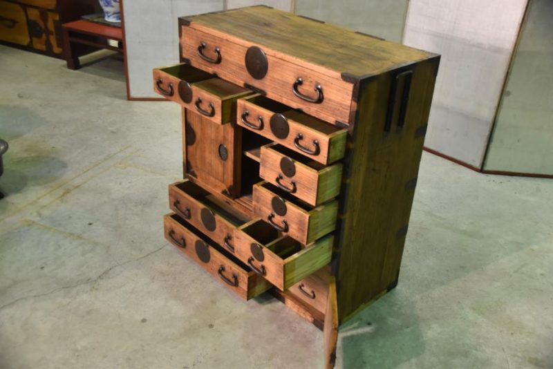 Tokyo Region Meiji Period Merchant Chest with Secret Drawer - Image 10