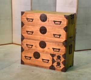 Antique Clothing Chest on Chest