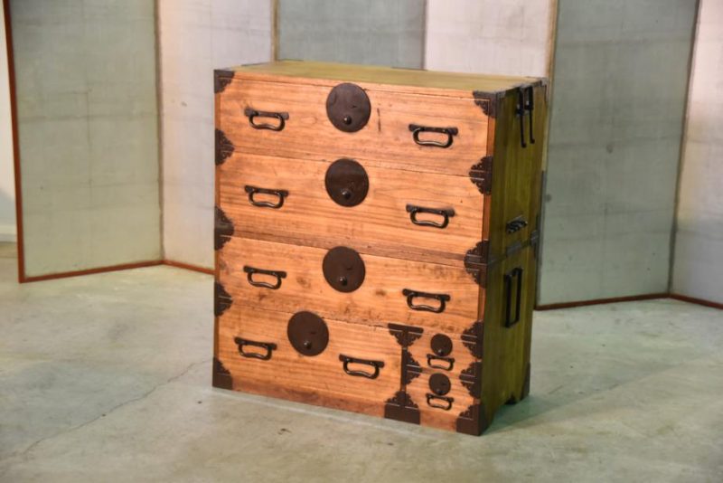Antique Clothing Chest on Chest