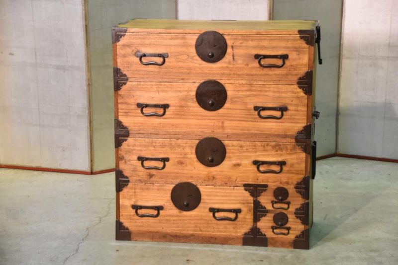 Antique Clothing Chest on Chest - Image 2