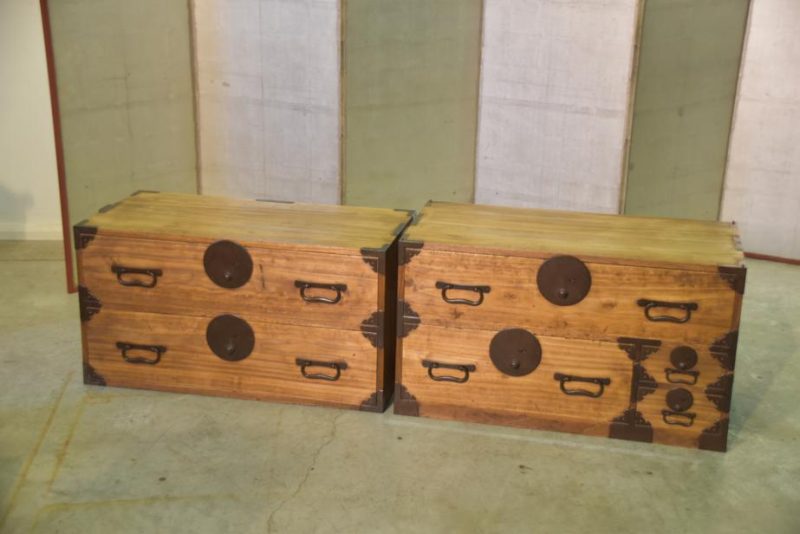 Antique Clothing Chest on Chest - Image 5