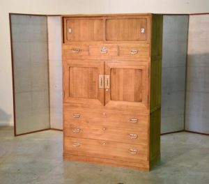 Vintage Japanese 3 Section Wedding Chest
